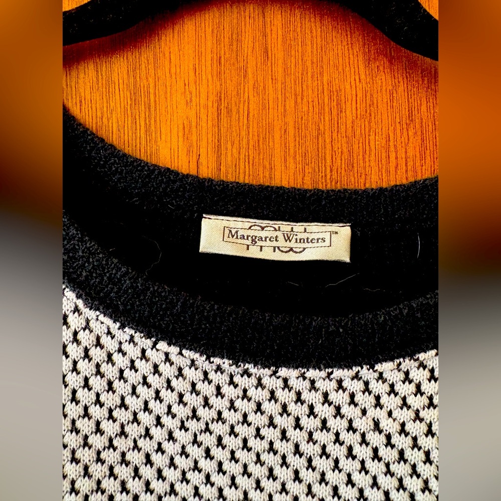 XL Margaret Winters Designer Tunic Sweater Dress